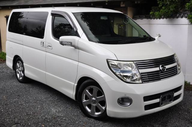Nissan Elgrand 4WD HWS 3.5i Auto Black Leather (ON HOLD FOR CUSTOMER) MPV Petrol White