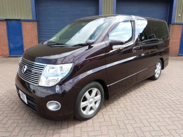 Nissan Elgrand HWS 4WD Red Leather 3.5i Auto MPV Petrol Purple