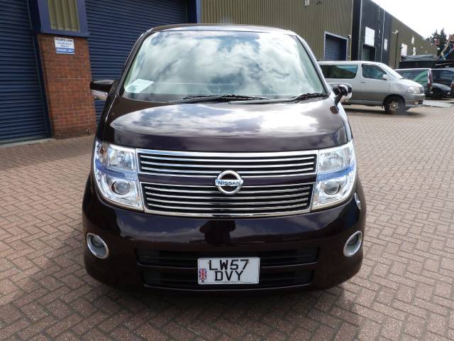 2008 Nissan Elgrand HWS 4WD Red Leather 3.5i Auto
