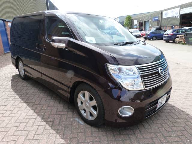 2008 Nissan Elgrand HWS 4WD Red Leather 3.5i Auto