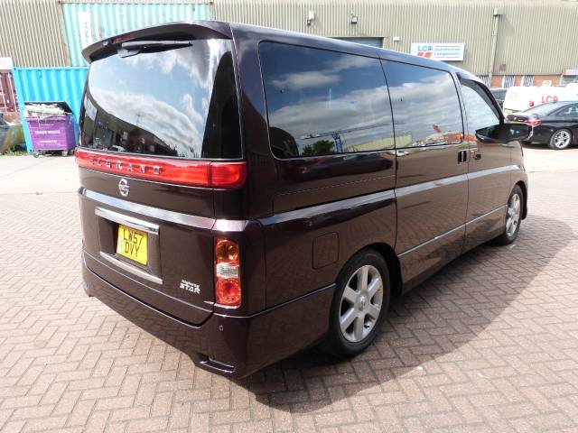 2008 Nissan Elgrand HWS 4WD Red Leather 3.5i Auto