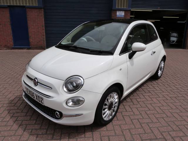 Fiat 500 1.2 Lounge 3dr Hatchback Petrol White